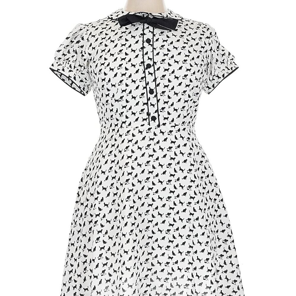 Voodoo Vixen Retro Caddie Cat Dress
